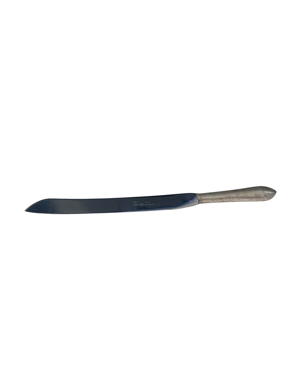 Vintage Sheffield England Sterling Handle Stainless Cake Knife